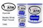 Preview: Hyundai, Marble White Pearl Tricoat, YW6: 1L Lackdose + 1L Klarlack + 500ml Härter - Set, von ATW Autoteile West.